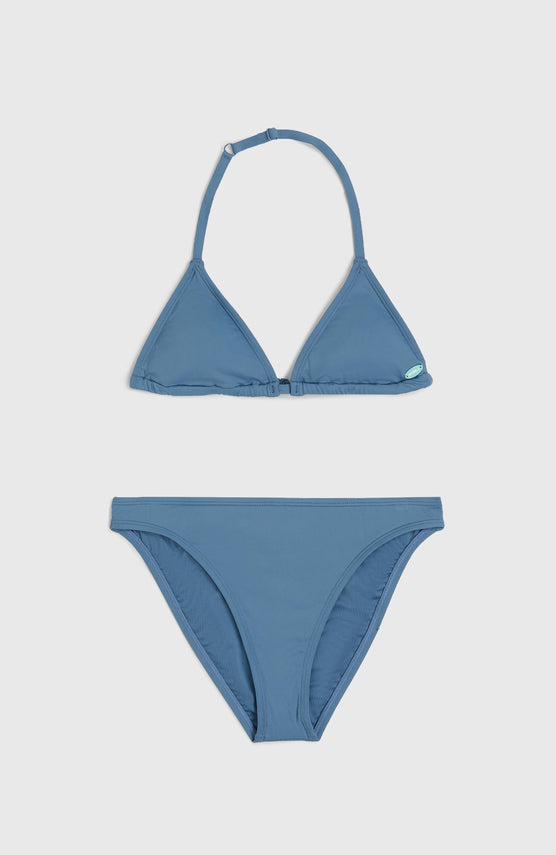 Essentials Triangle Bikini Set | Copen Blue