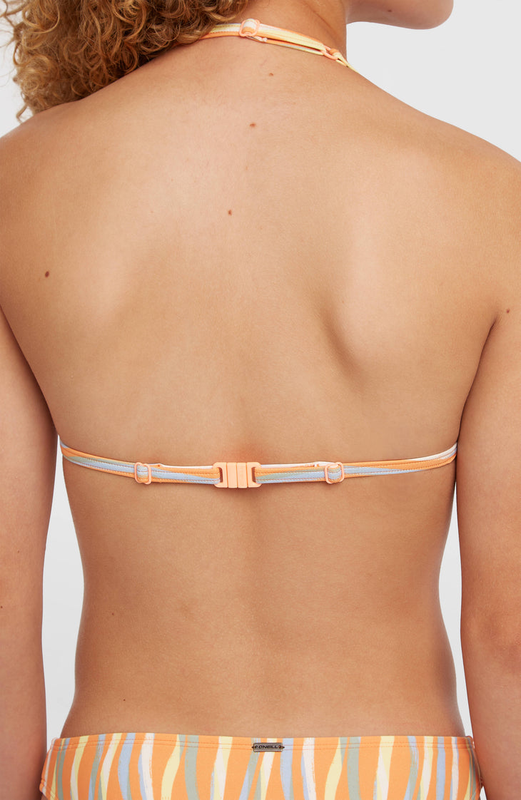 Essentials Triangle Bikini Set | Funky Peach Swirly