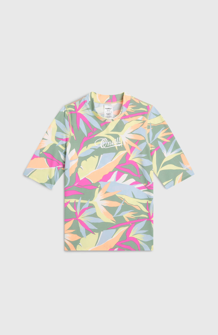 O'Neill Graphic Short-Sleeve Skin | Green Wmns Tropicana