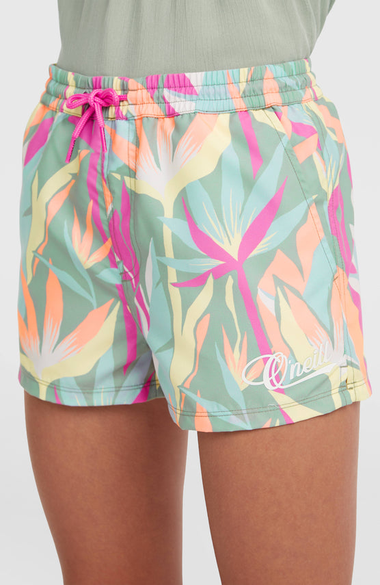 Essentials Swimshorts | Green Wmns Tropicana