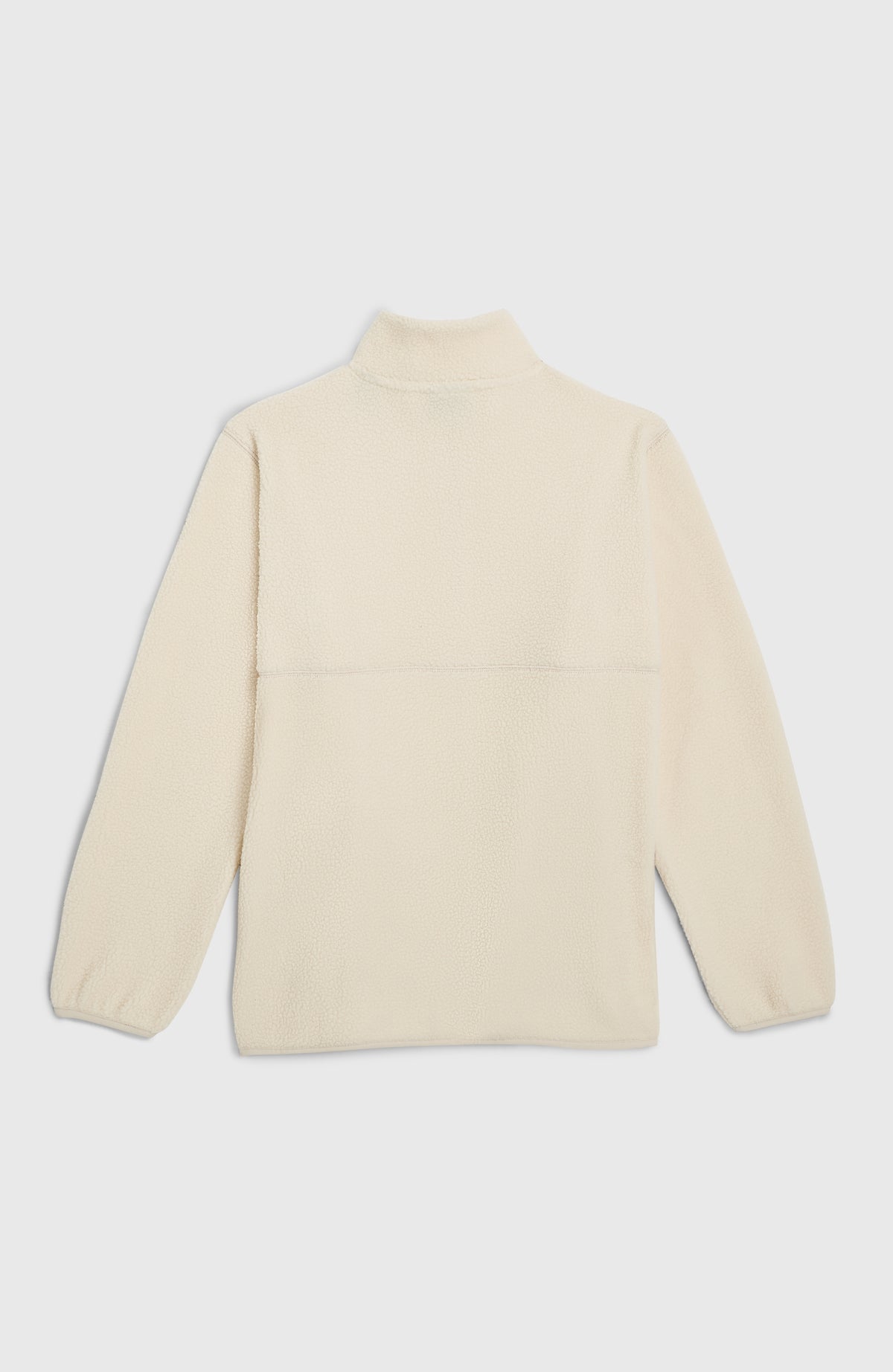 High-Pile Full-Zip Fleece | Macaron