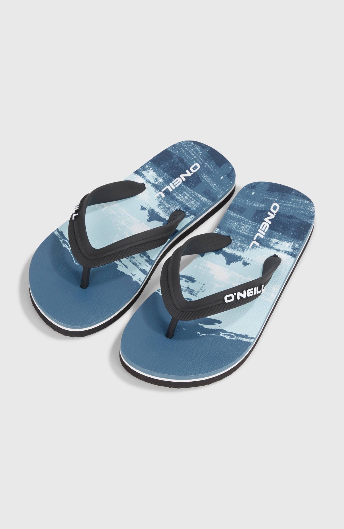Profile Graphic Sandals | Blue Melted Stripe Boys