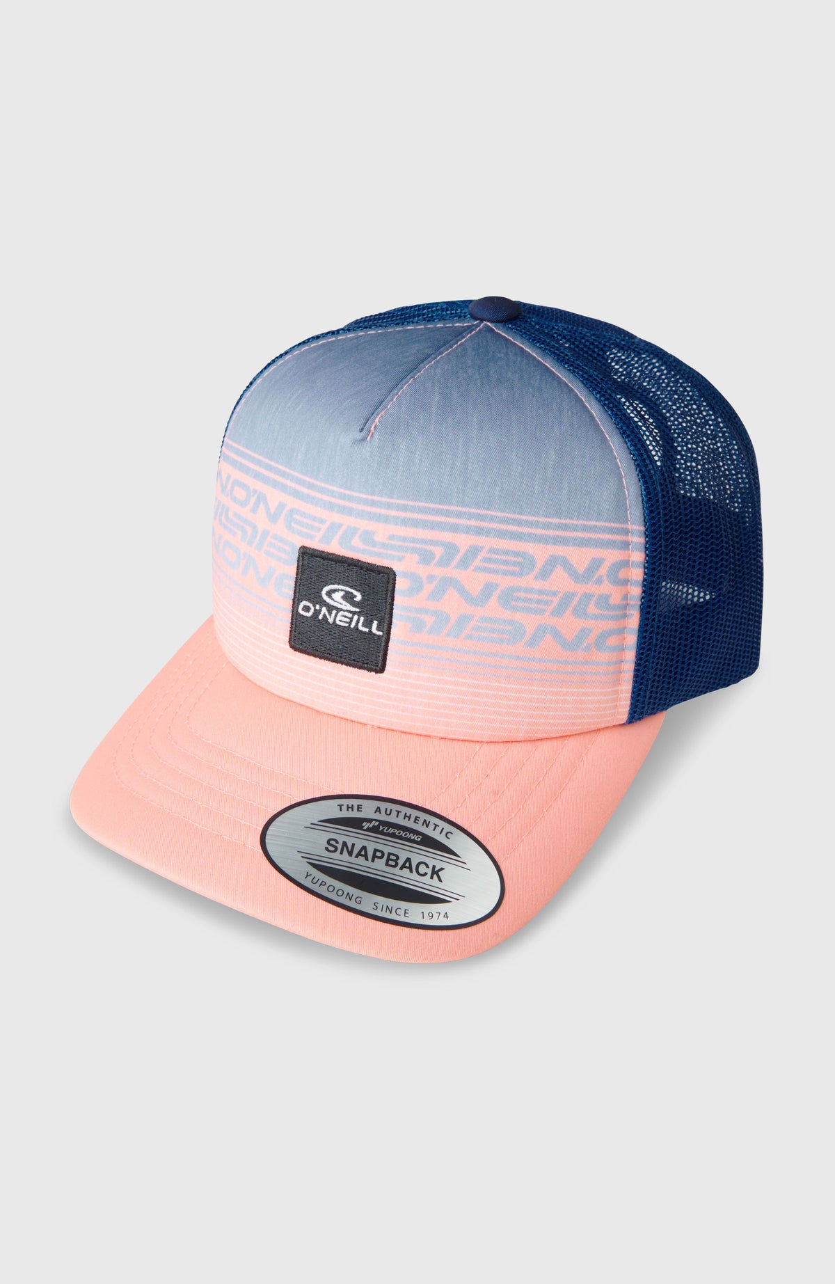 O'Neill Summer Camp Trucker Cap | Boys Pink Heritage O'Neill