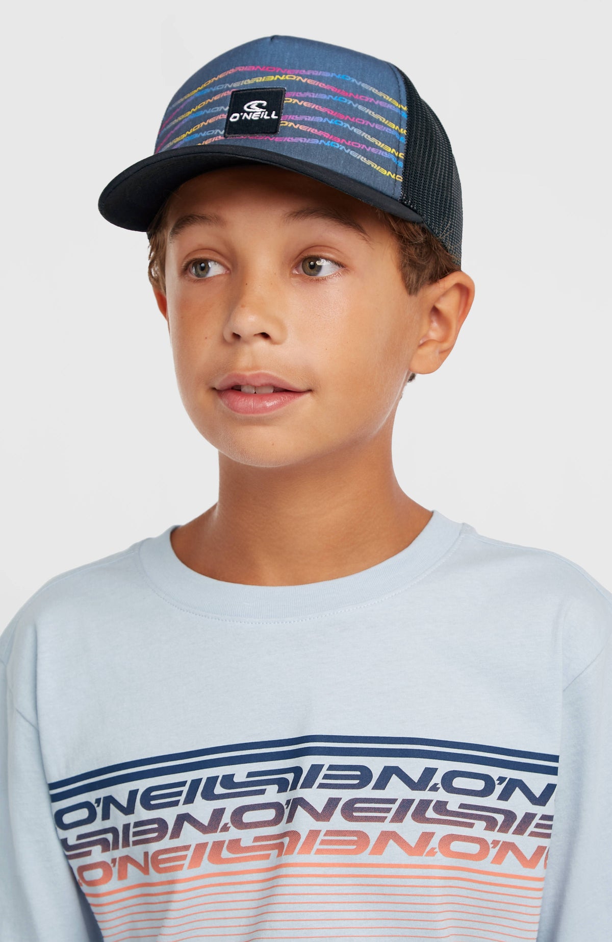 O'Neill Summer Camp Trucker Cap | Boys Blue Heritage Flip
