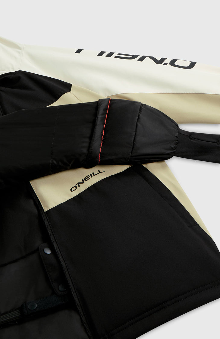 FWC'Cruz Mean Machine Snow Jacket | Linen White Colour Block