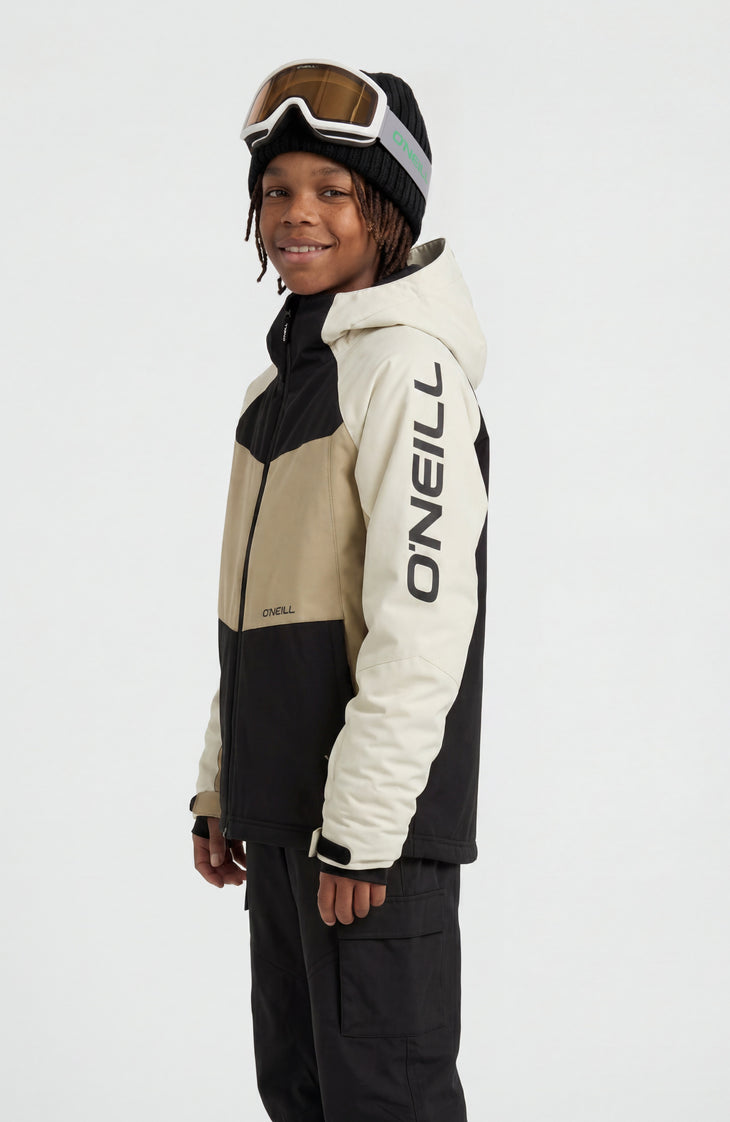 FWC'Cruz Mean Machine Snow Jacket | Linen White Colour Block