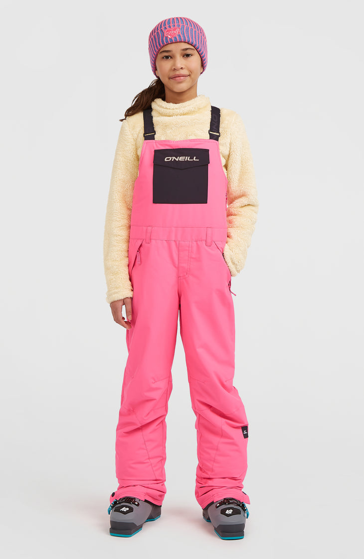 FWC'Cruz Bib Snow Pants | Skater Pink Colour Block