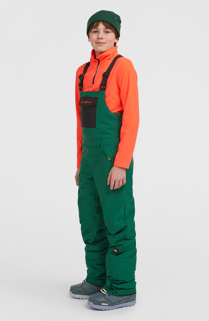 FWC'Cruz Bib Snow Pants | Emerald Envy Colour Block