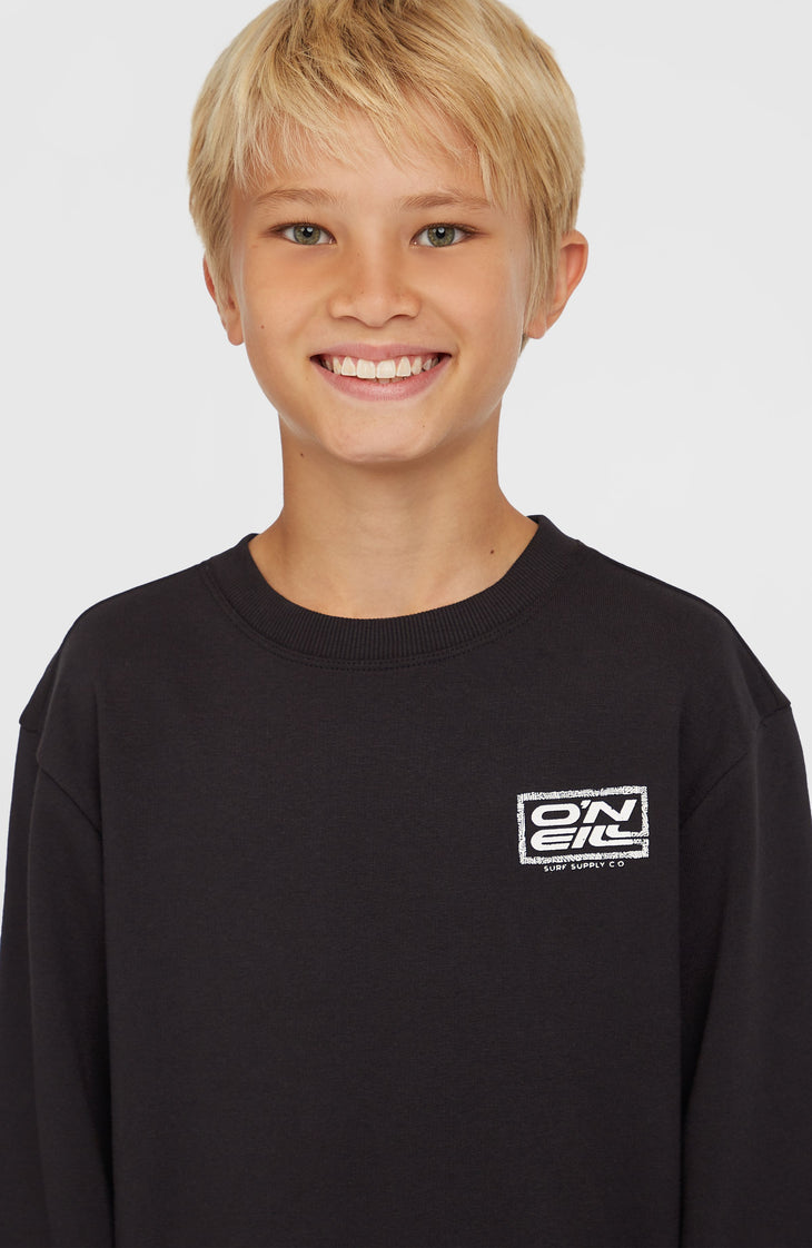 Logo Crew Sweatshirt | Black Out
