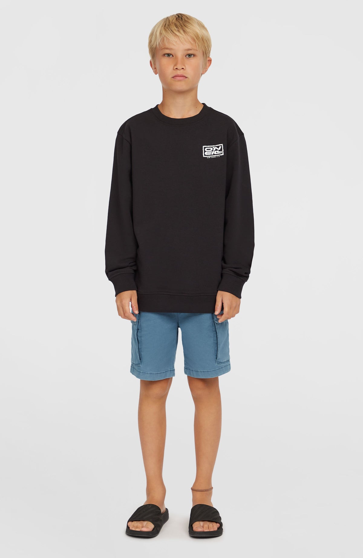 Logo Crew Sweatshirt | Black Out