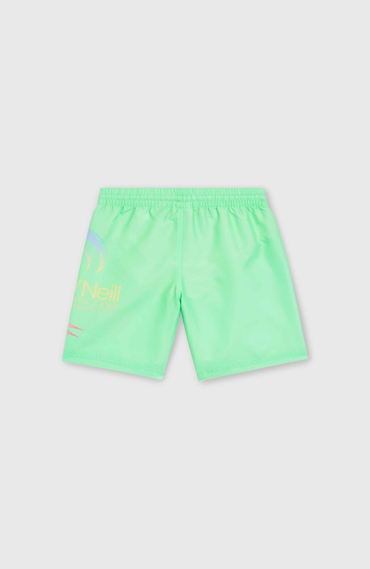Circle Surfer 14'' Swim Shorts | Neon Green Circle Surfer Gradient Panel
