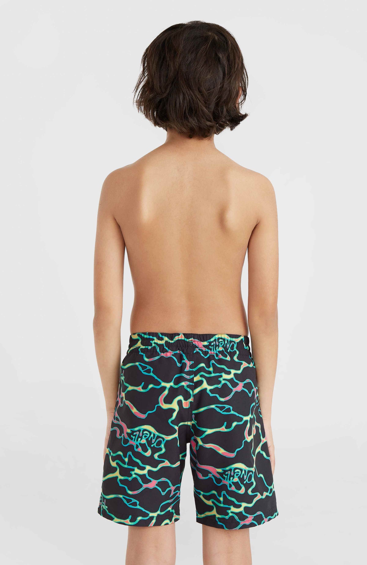 Jack O'Neill Cali Crazy 14'' Swim Shorts | Black Ocean View