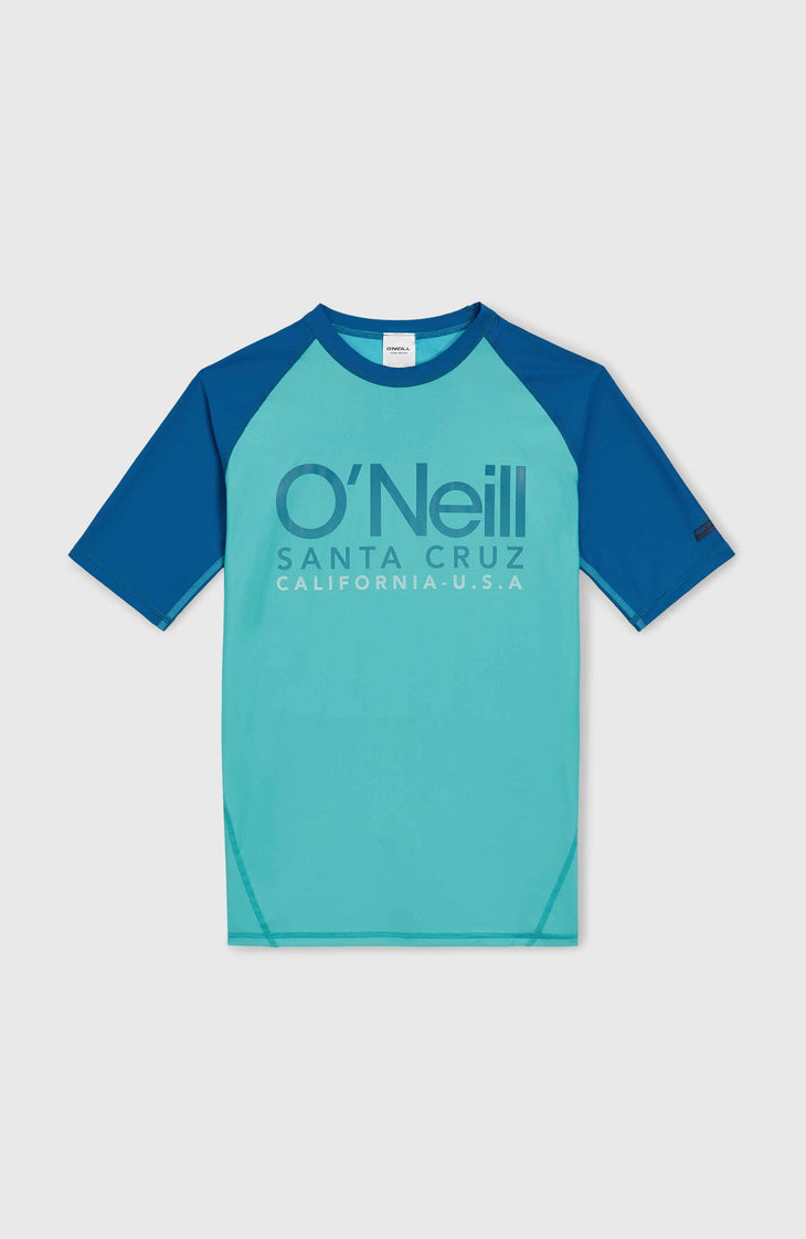 Essentials Cali Short Sleeve Skin | Neon Blue