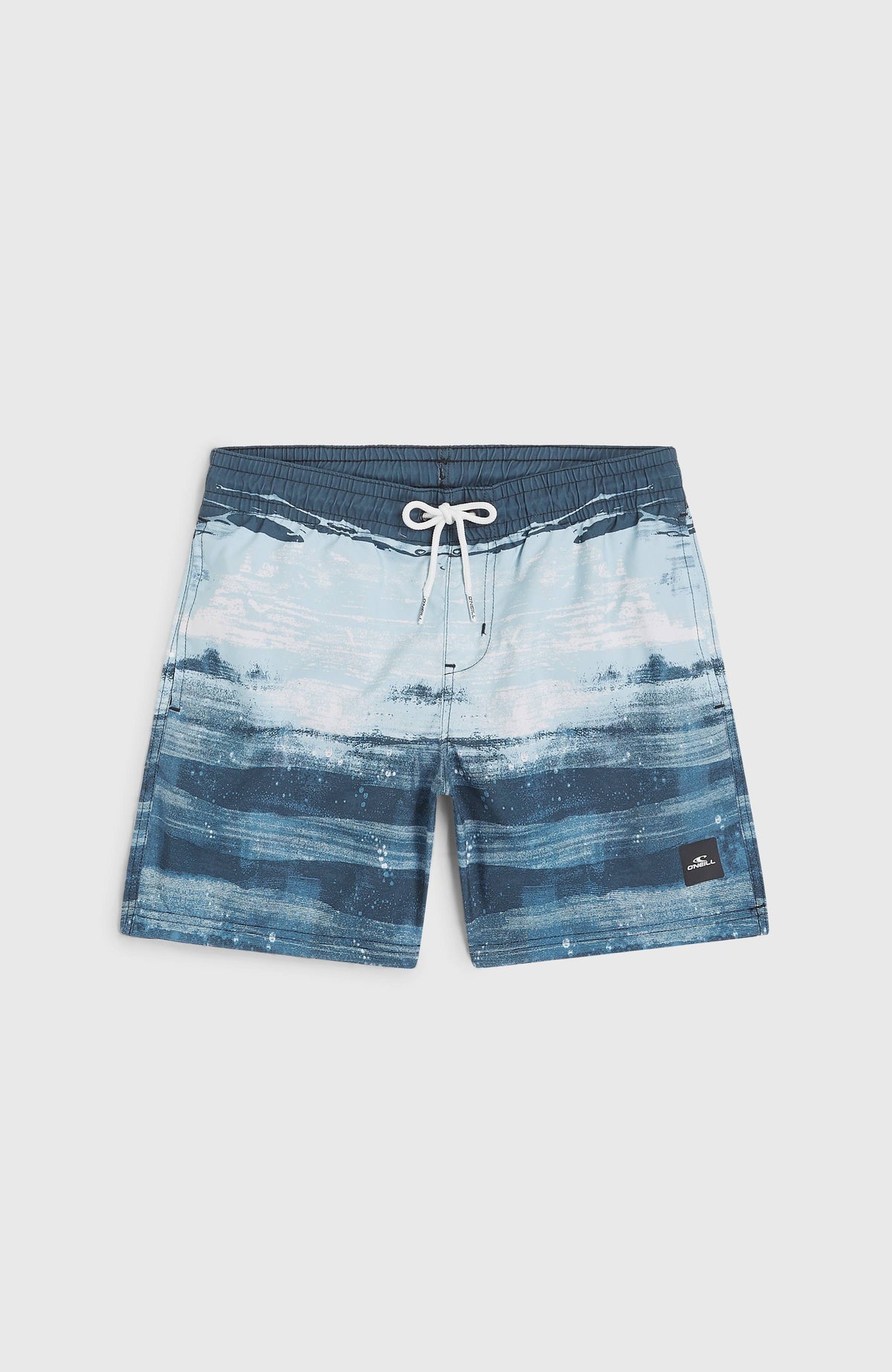 Cali Gradient 14'' Swim Shorts | Blue Melted Stripe Boys