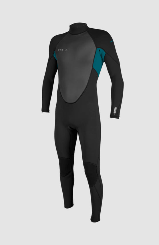Reactor-2 3/2mm Back Zip Full Wetsuit | BLACK/TIDE POOL