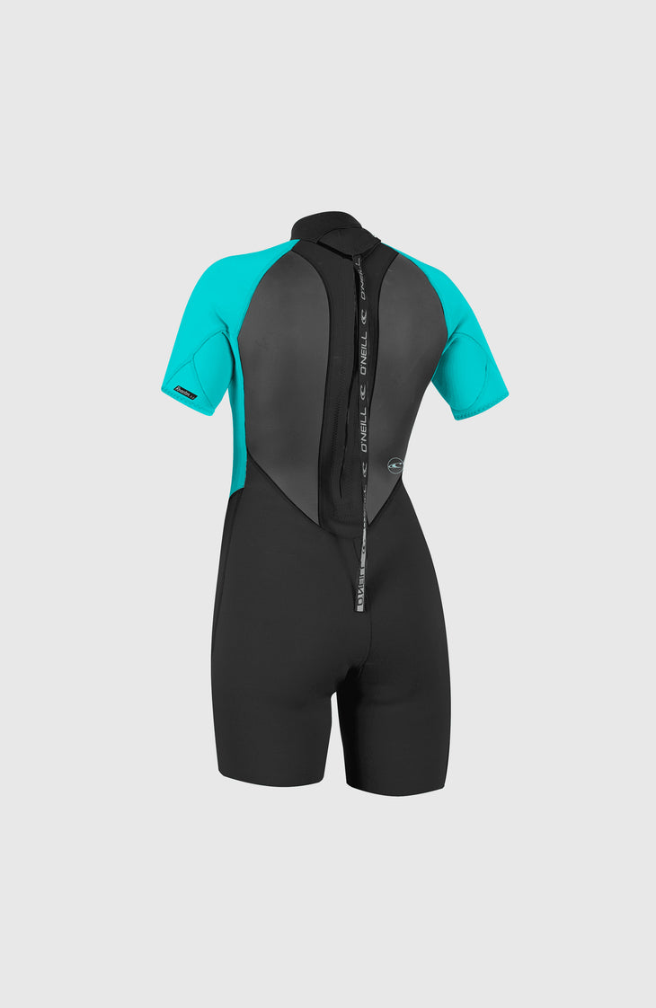 Reactor-2 2mm Back Zip Shortsleeve Spring Wetsuit | BLK/LTAQUA