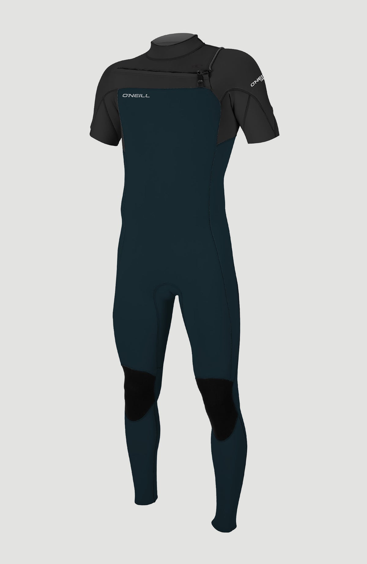 Hammer 2mm Chest Zip Short Sleeve Full Wetsuit | SLATE/BLACK/BLACK