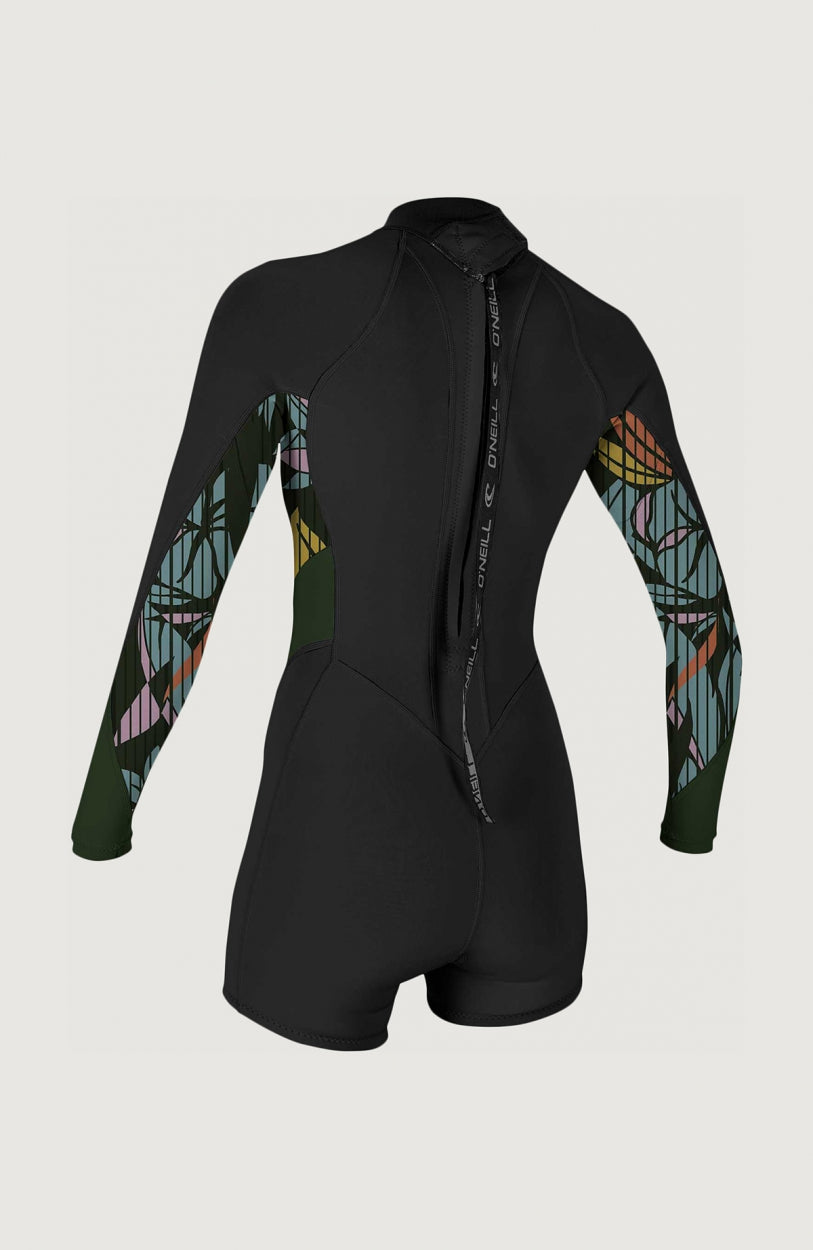 Bahia 2/1mm Back Zip Longsleeve Spring Wetsuit | Black