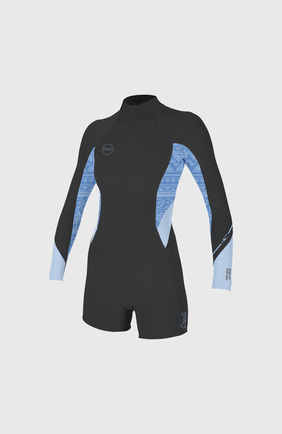 Bahia 2/1mm Back Zip Longsleeve Spring Wetsuit | TMPRDSTL/SURFABSTRT/CHAMBRYBLU