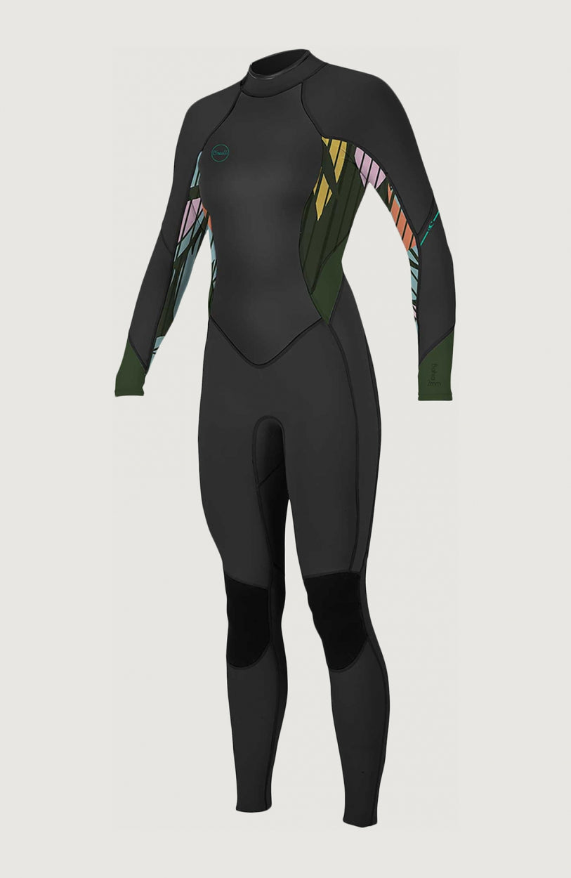 Bahia 3/2mm Back Zip Full Wetsuit | Black