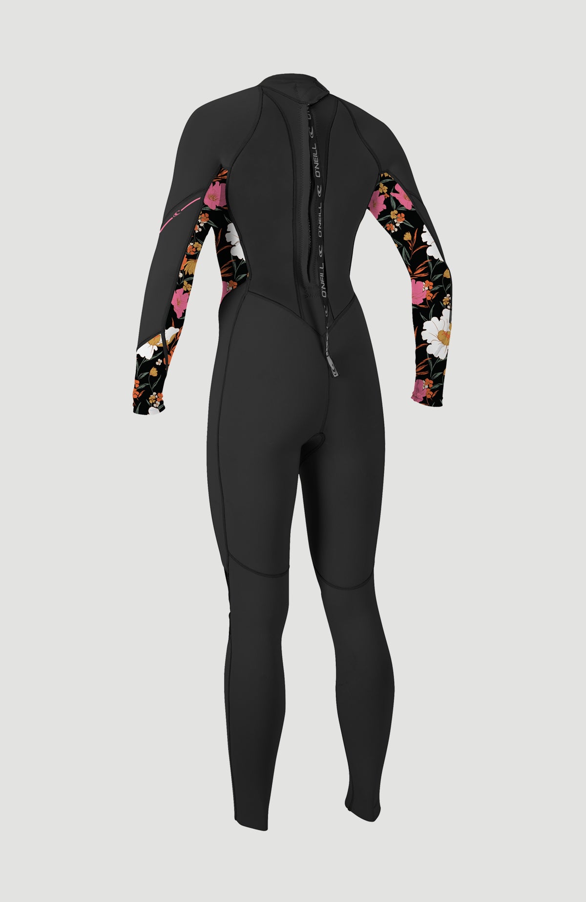 Bahia 3/2mm Back Zip Full Wetsuit | BLACK/BLUEMCHEN/BLUEMCHEN