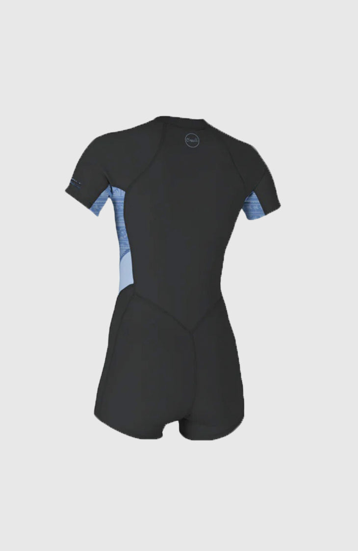 Bahia 2/1mm Front Zip Shortsleeve Spring Wetsuit | TMPRDSTL/SURFABSTRT/CHAMBRYBLU