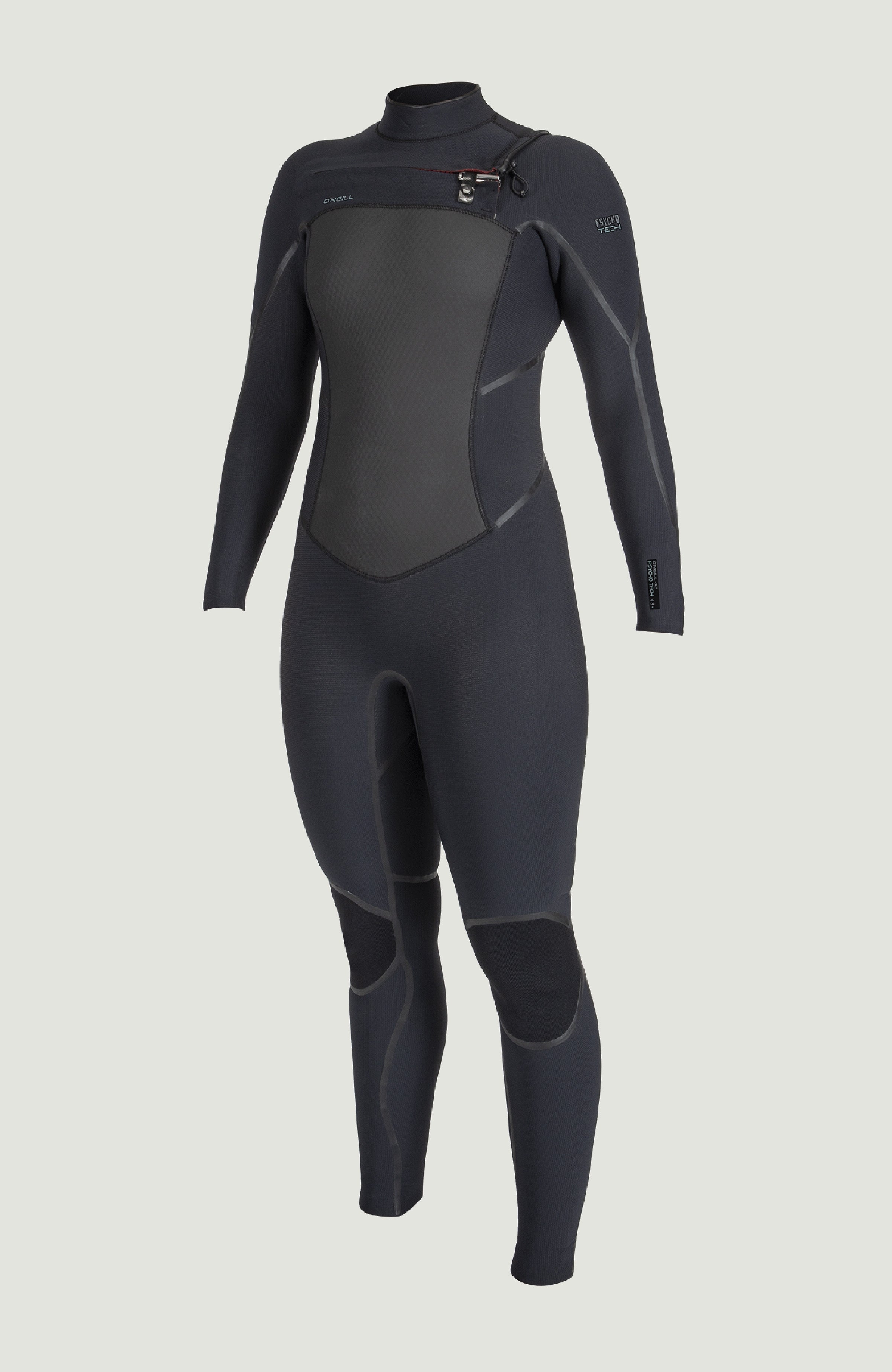 Psycho Tech 4/3mm Chest Zip Full Wetsuit | BLACK/BLACK – O'Neill UK