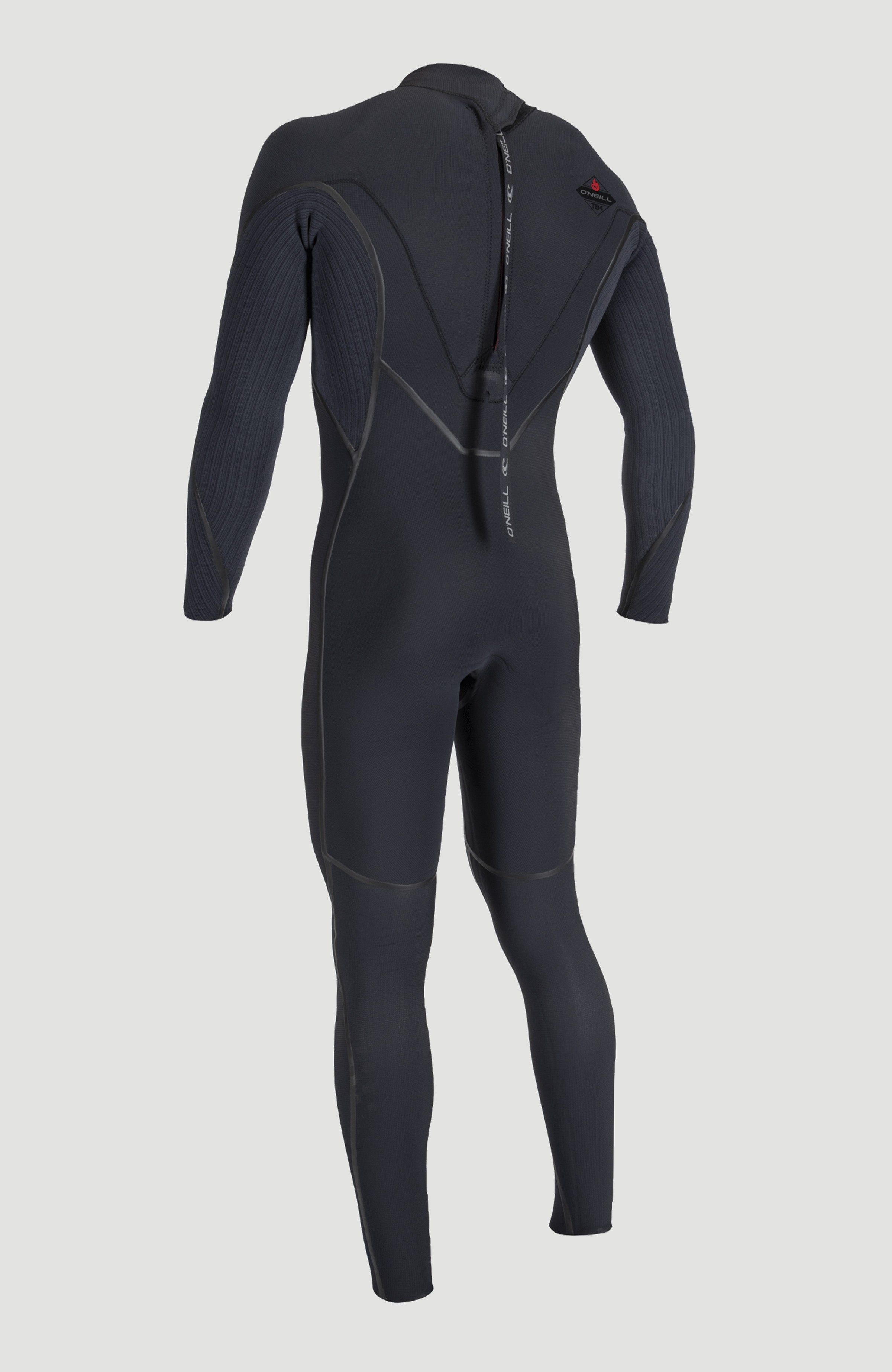 Hyperfreak Fire 3/2mm+ Back Zip Full Wetsuit | BLACK/BLACK – O