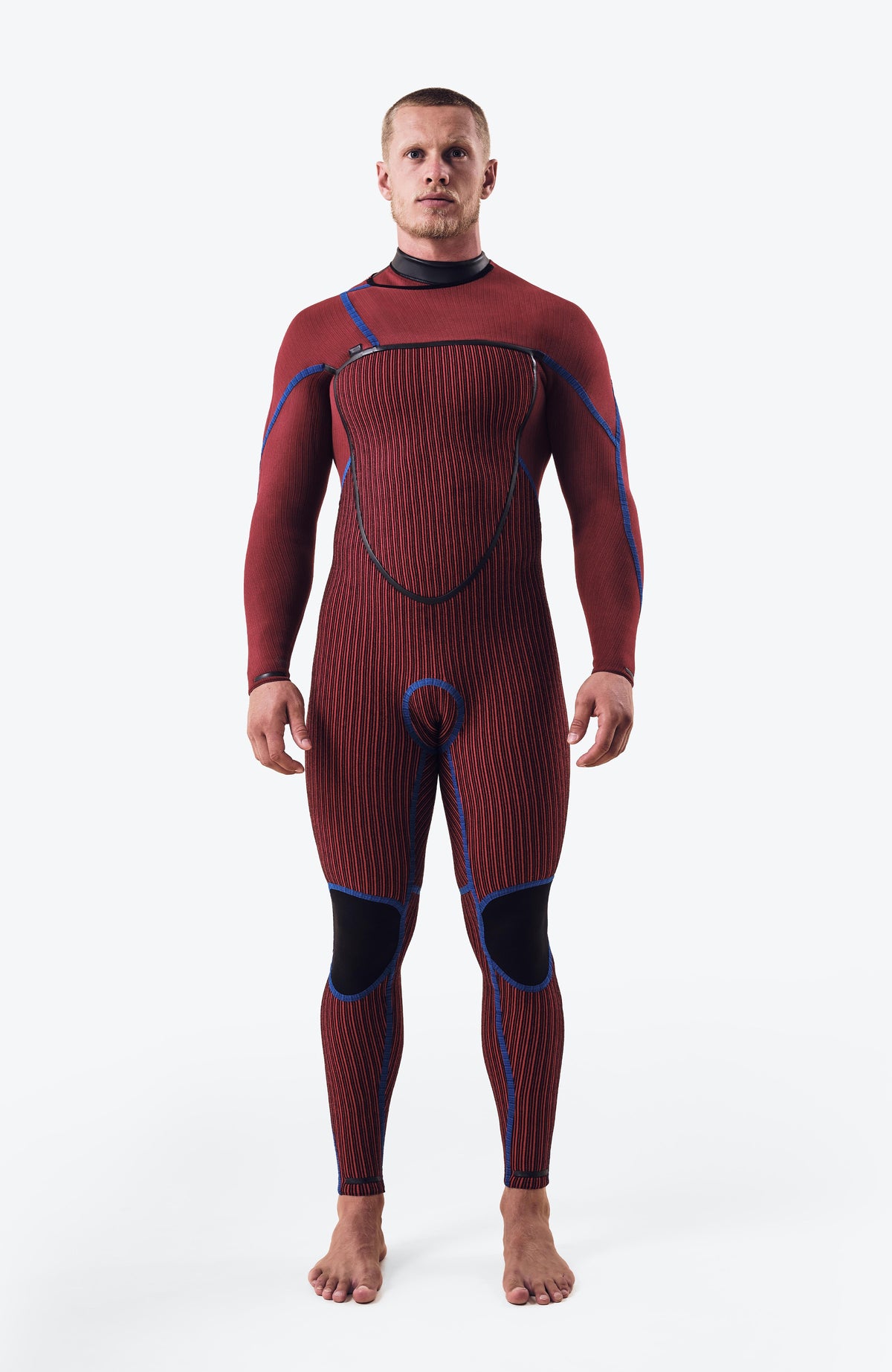 Psycho Tech 5/4mm Chest Zip Full Wetsuit | BLACK/NAVY