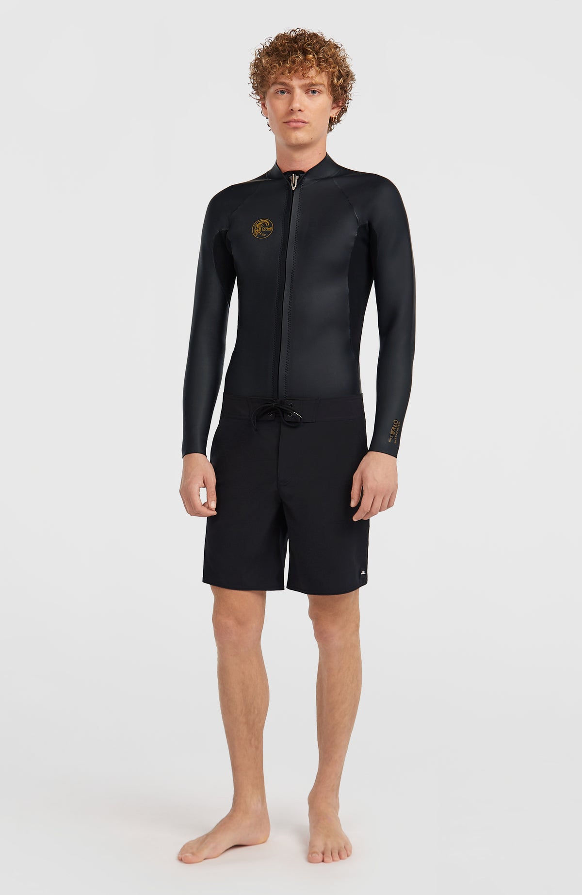 O’Riginals 2mm Beavertail Full Zip Wetsuit Jacket | BLACK/BLACK