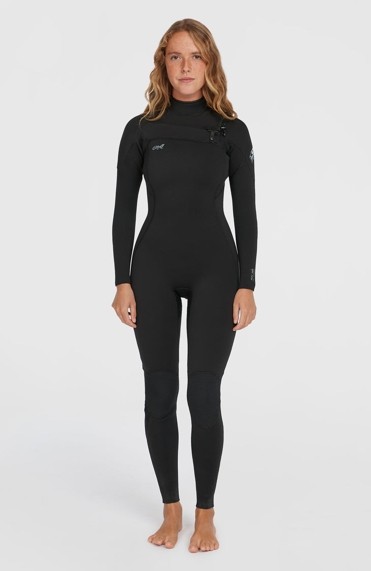 Epic 3/2 Chest Zip Full Wetsuit | A05 BLK/BLK/BLK