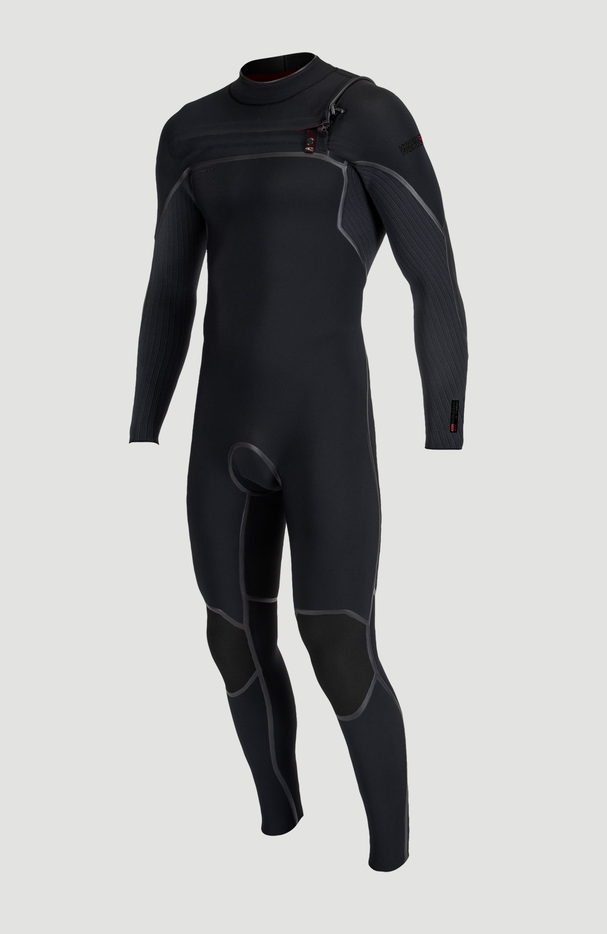 Hyperfreak Fire 3/2+mm Chest Zip Full Wetsuit | BLACK/BLACK