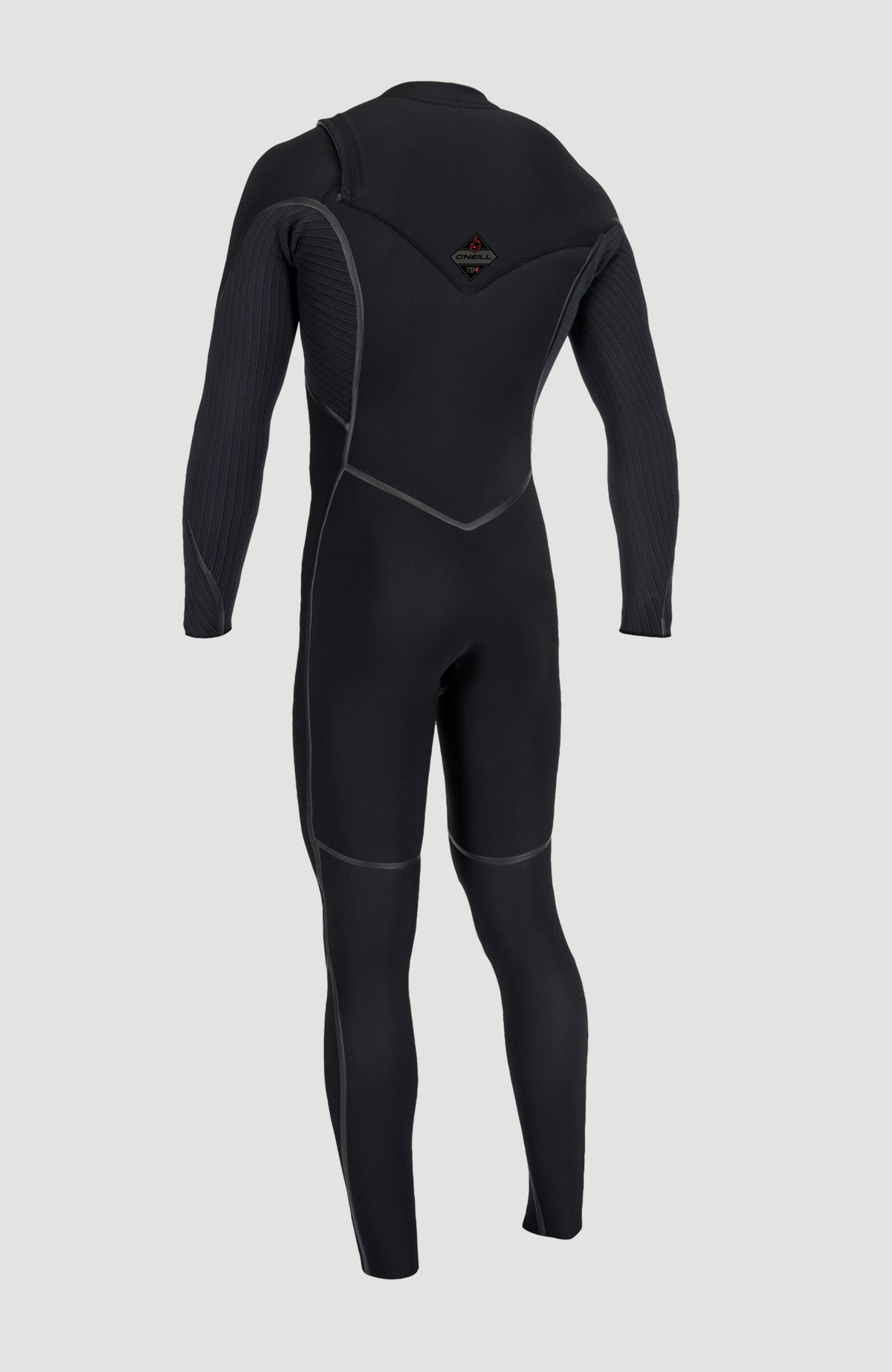 Hyperfreak Fire 3/2+mm Chest Zip Full Wetsuit | BLACK/BLACK