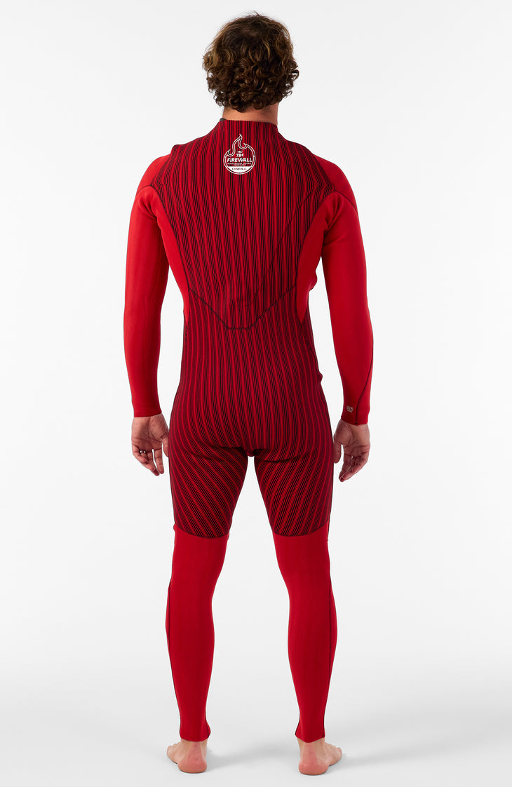 Hyperfreak Fire 4/3mm+ Back Zip Full Wetsuit | BLACK/BLACK