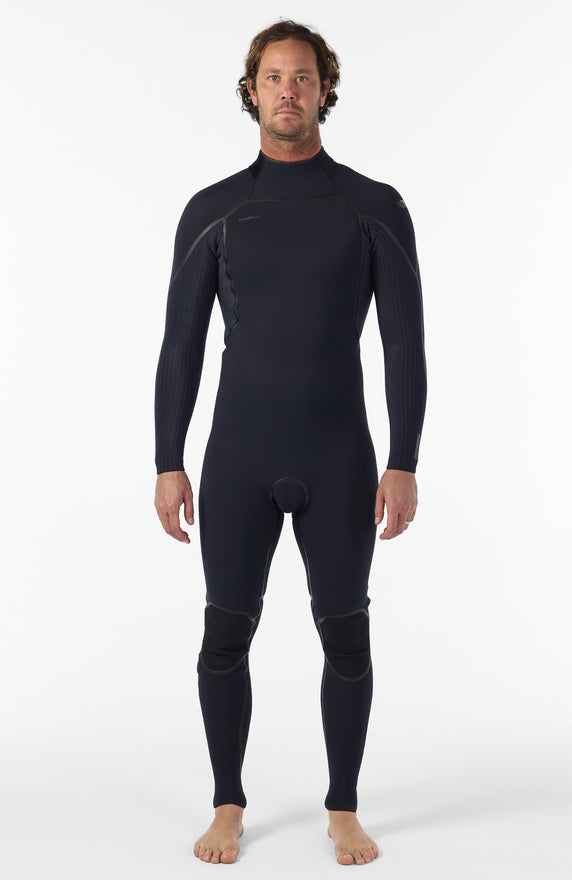 Hyperfreak Fire 3/2+mm Chest Zip Full Wetsuit | BLACK/BLACK Hyperfreak Fire 3/2+mm Chest Zip Full Wetsuit | BLACK/BLACK