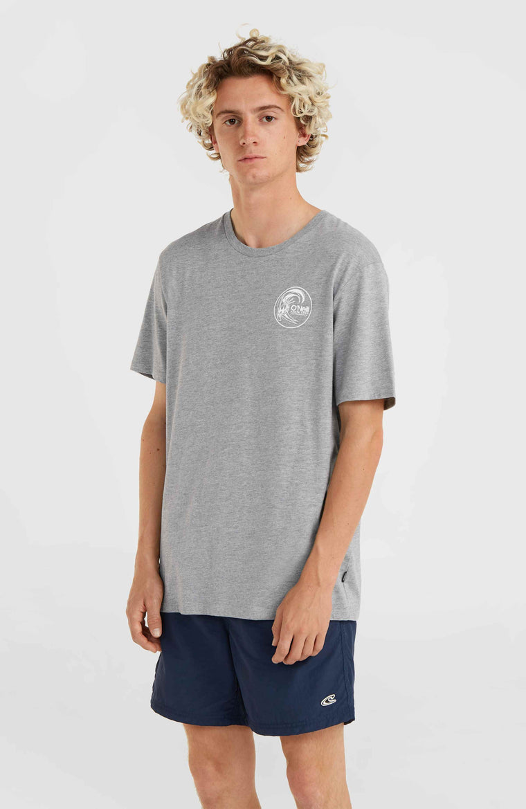 Circle Surfer T-Shirt | Silver Melee -A Circle Surfer T-Shirt | Silver Melee -A