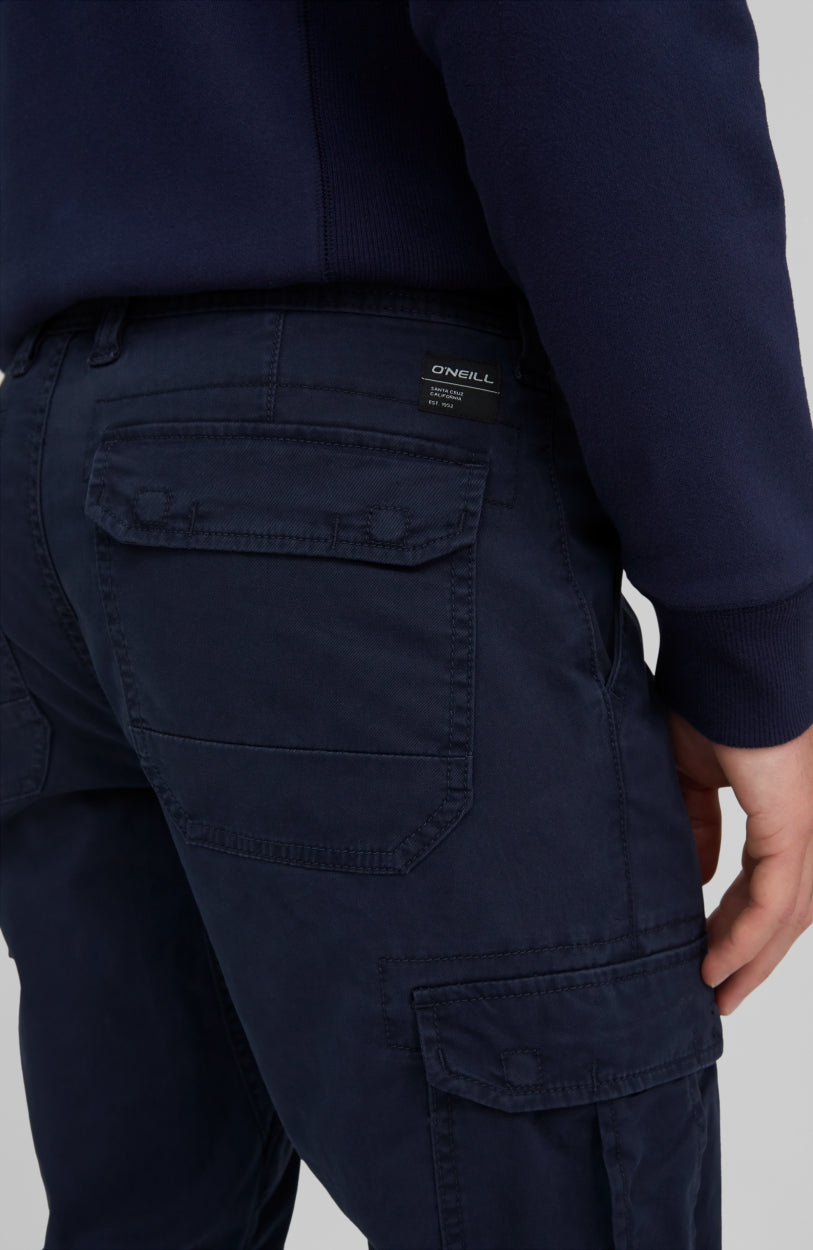 Tapered Cargo Pants | Ink Blue -A