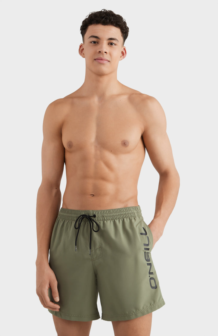 Cali 16" Swim Shorts | Deep Lichen Green