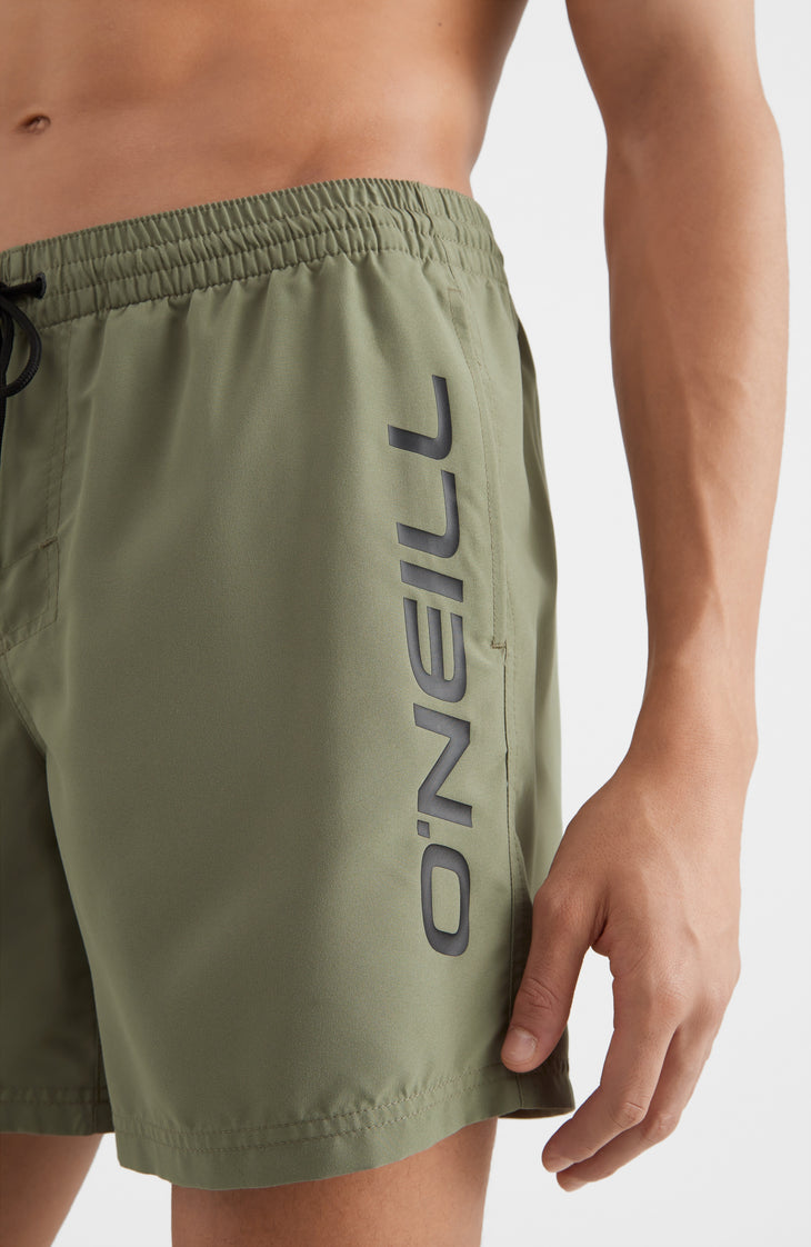 Cali 16" Swim Shorts | Deep Lichen Green