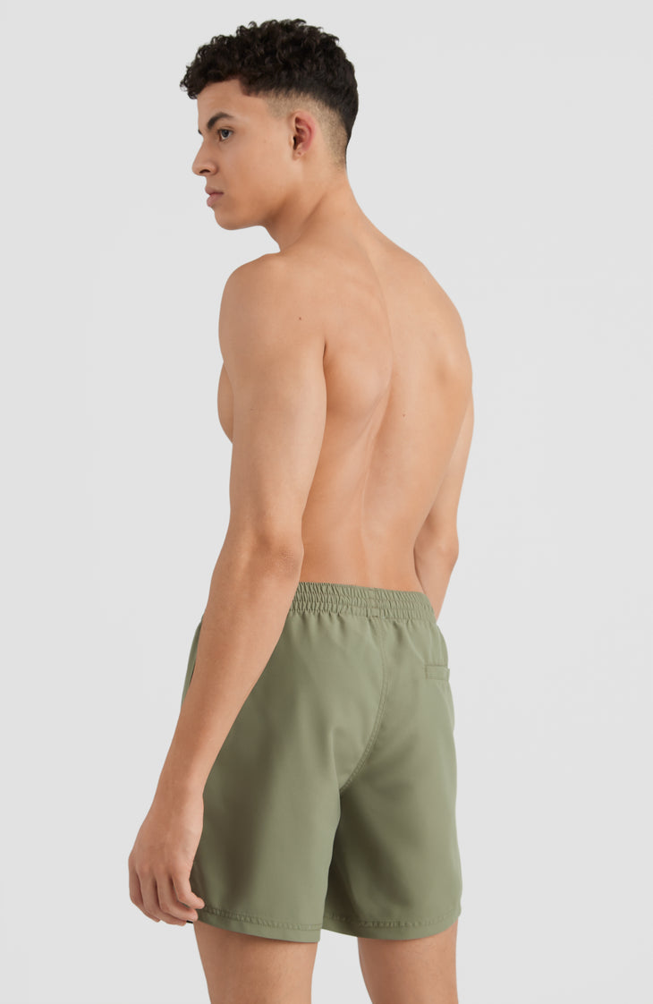 Cali 16" Swim Shorts | Deep Lichen Green