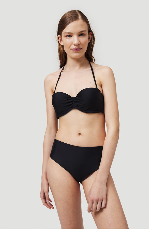 Knot Bandeau Matira Bikini Set | Yellow Animal Blur Knot Bandeau Matira Bikini Set | Yellow Animal Blur