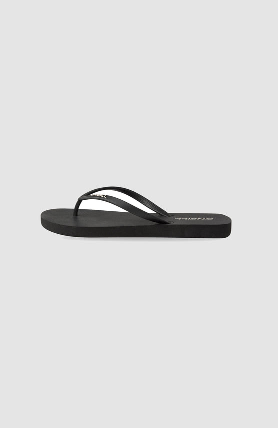 Profile Small Logo Sandals | Black Out