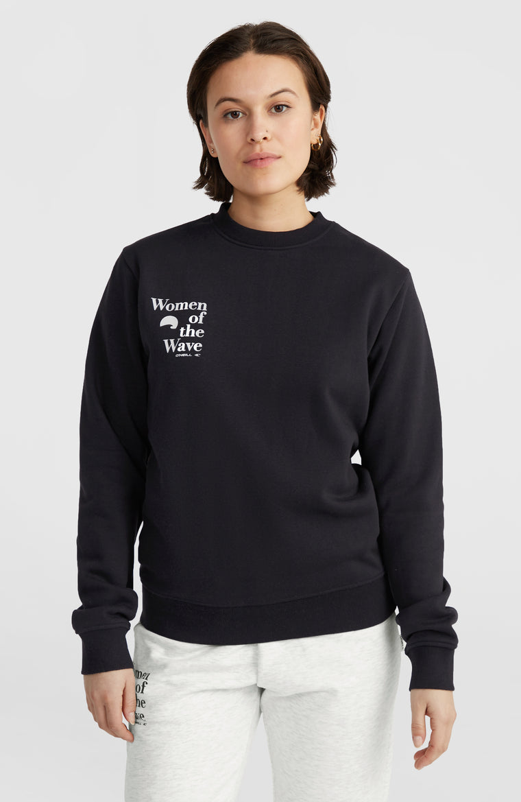 Women of the Wave Crew Sweatshirt | Black Out Women of the Wave Crew Sweatshirt | Black Out
