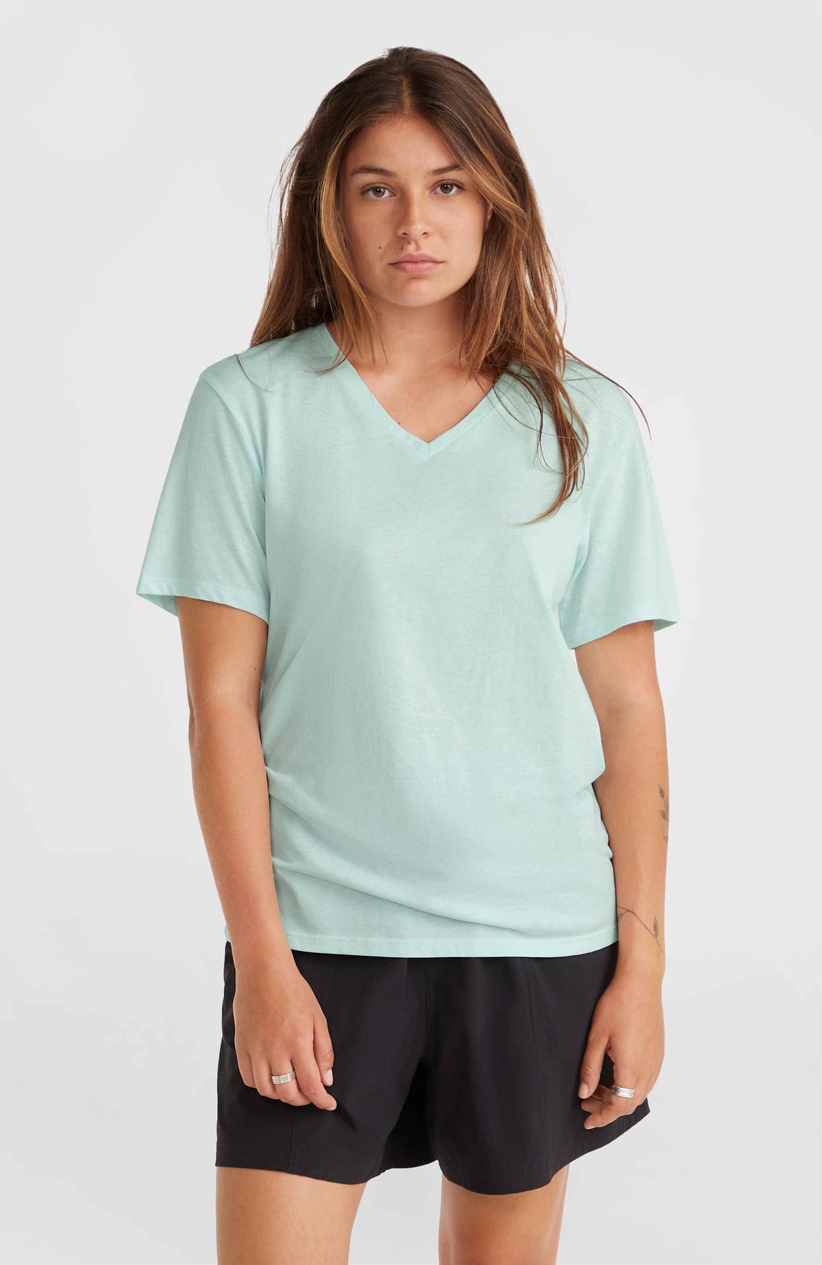 Essentials V-Neck T-Shirt | Soothing Sea
