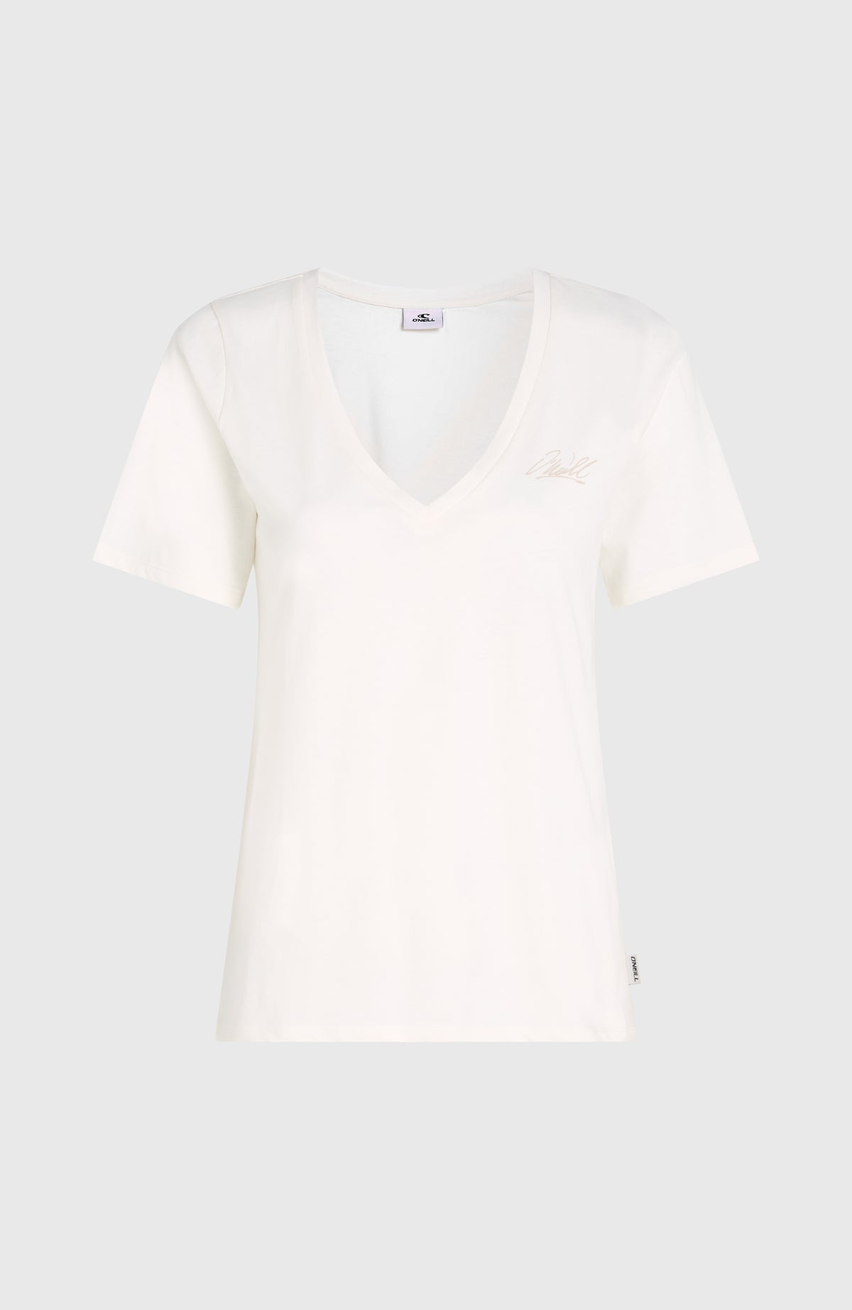 Essentials V-Neck T-Shirt | Snow White