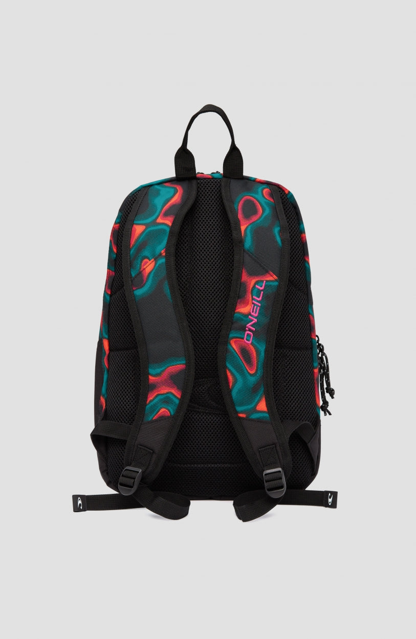 Wedge Small Backpack | Black Heat Map