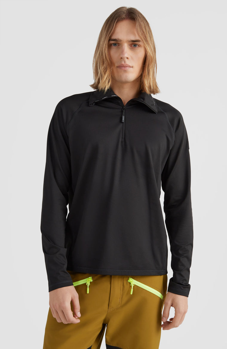 Clime Half-Zip Fleece | BlackOut - A Clime Half-Zip Fleece | BlackOut - A