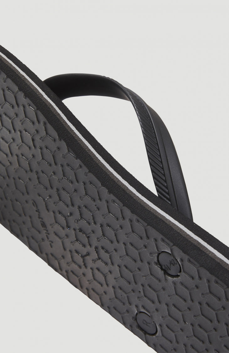 Profile Logo Sandals | Black Out