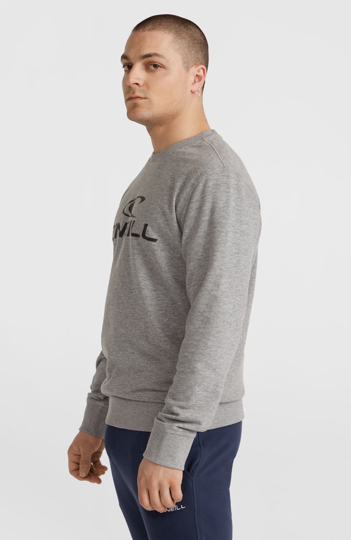 O'Neill Logo Crew Sweatshirt | Silver Melee