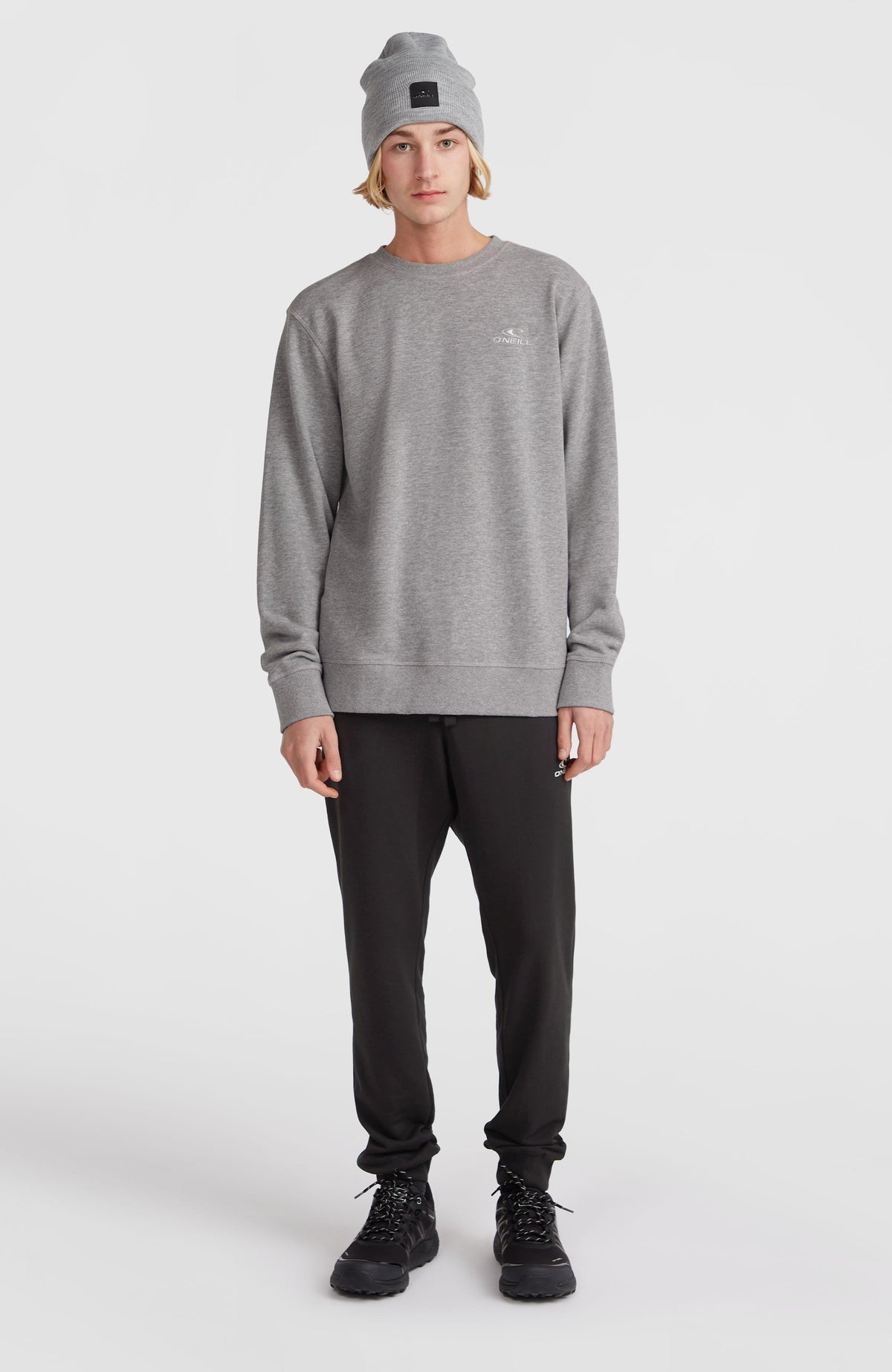 O'Neill Small Logo Crew Sweatshirt | Silver Melee